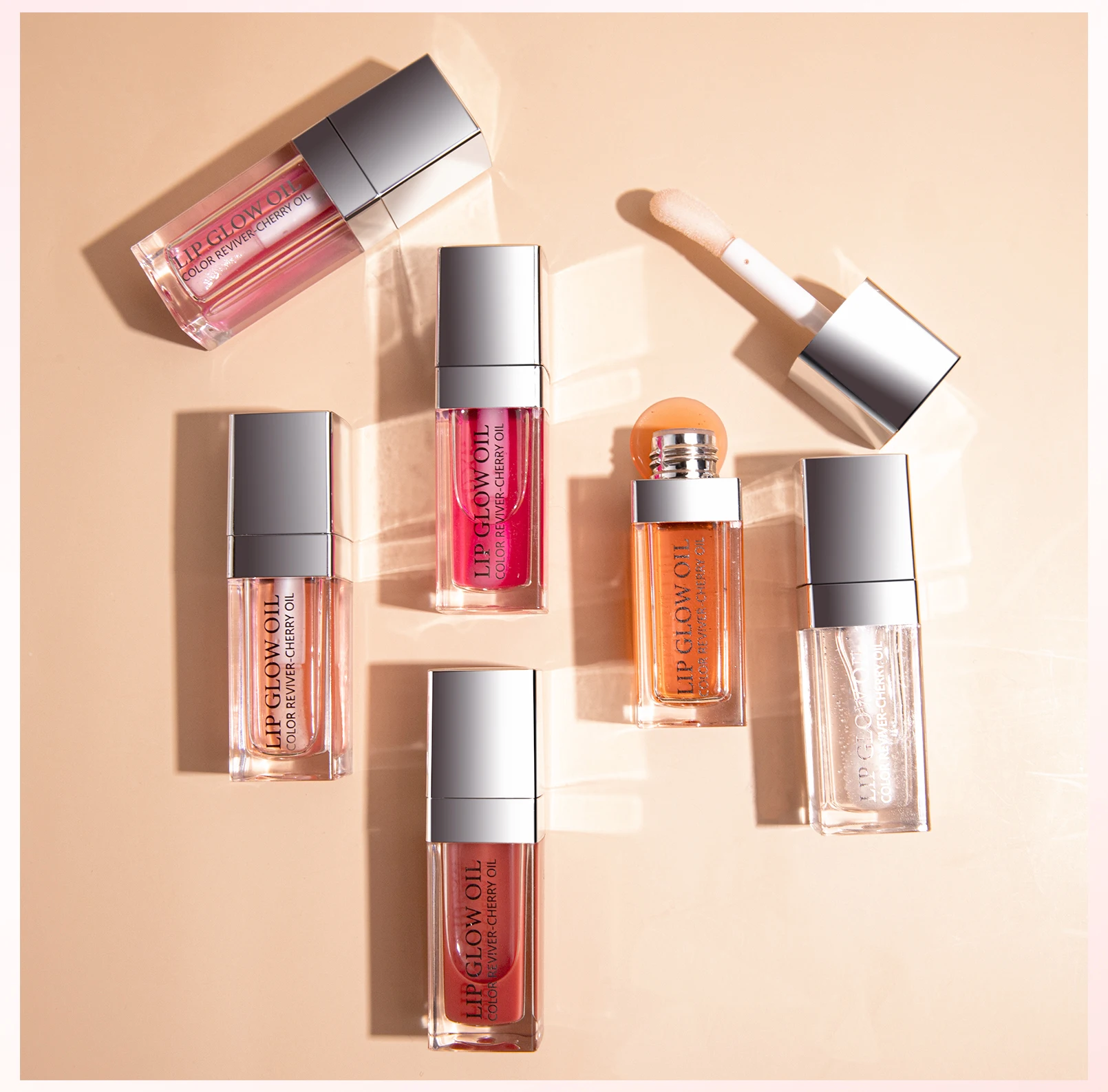 HelloKiss Private Label Clear Lip Plumper Lip Moisturize Nourish Lip Glaze Gloss Liquid Lipstick Cosmetics Your Logo Transparent