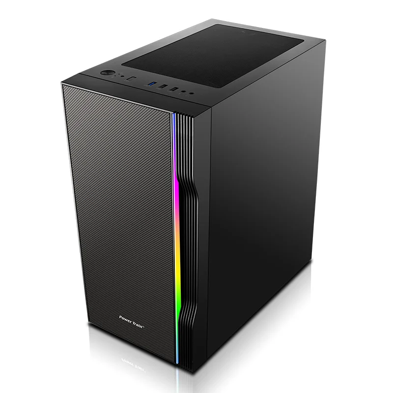 ES300 new design full side transparent desktop pc computer case