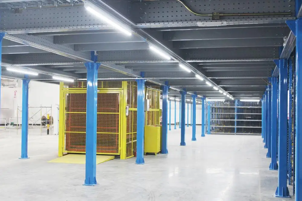 Maxrac Heavy Duty Rack Supported Steel platform Mezzanine for Warehouse with ISO/CE