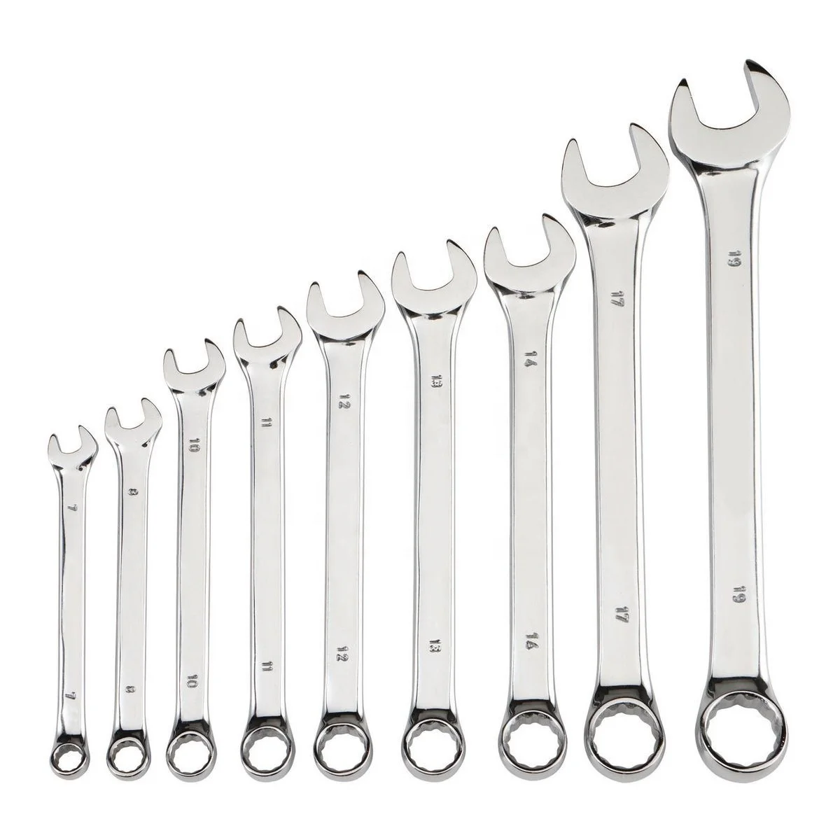 14PCS Cheap Manufacture Box Chrome Vanadium Heavy Duty Professional Tools Combination Spanners Wrench Set