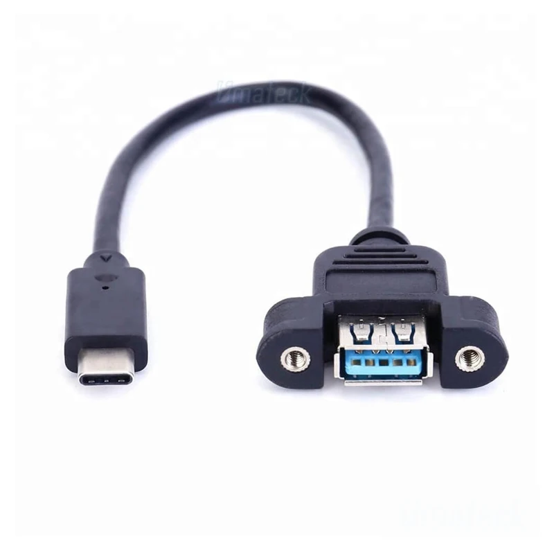 free sample oem ODM screw locker 3.1 USB type-c c USB-c to USB 3.0 A female cable