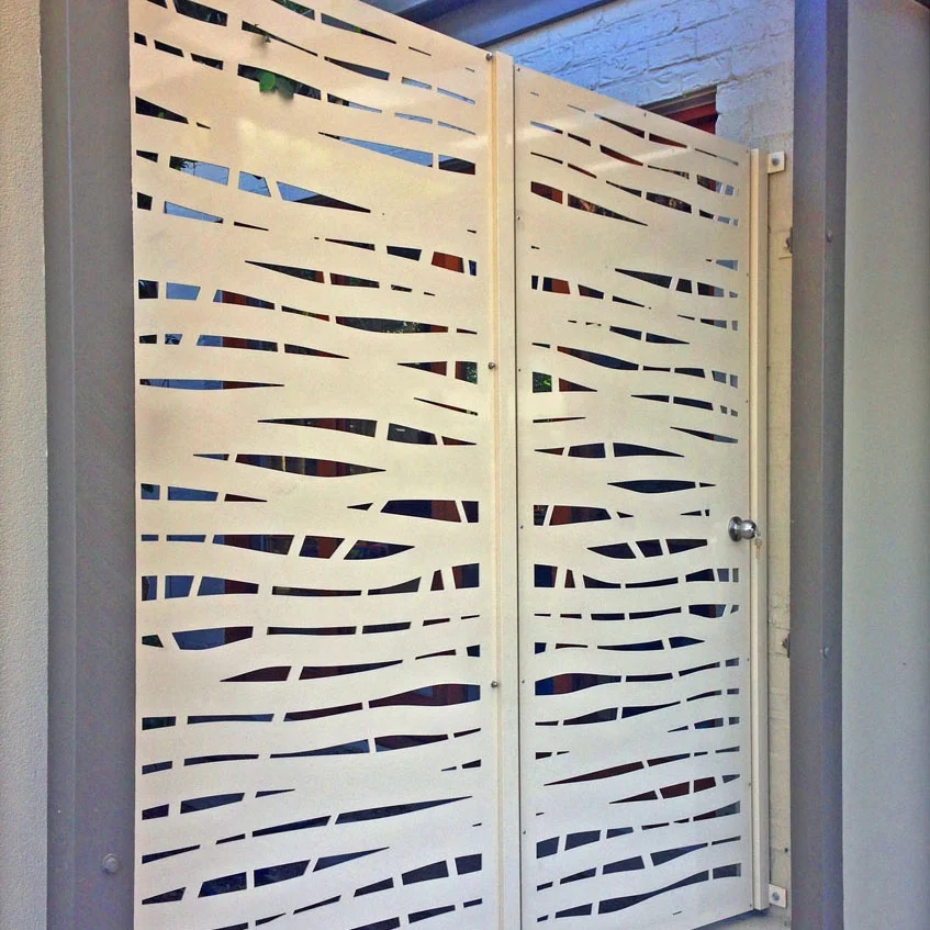 Laser Cut Decorative Home ECO Friendly Metal Aluminum Customized Brown Good European Style Garden Decoration 4mm Aluminum Fence