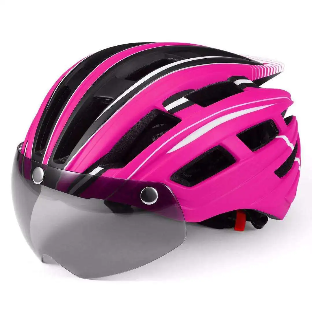 CHOOYOU custom 2022 Wholesale Sports safety Bicycle  Mountain Bike Cycling Helmet with Grey black Windproof mirror