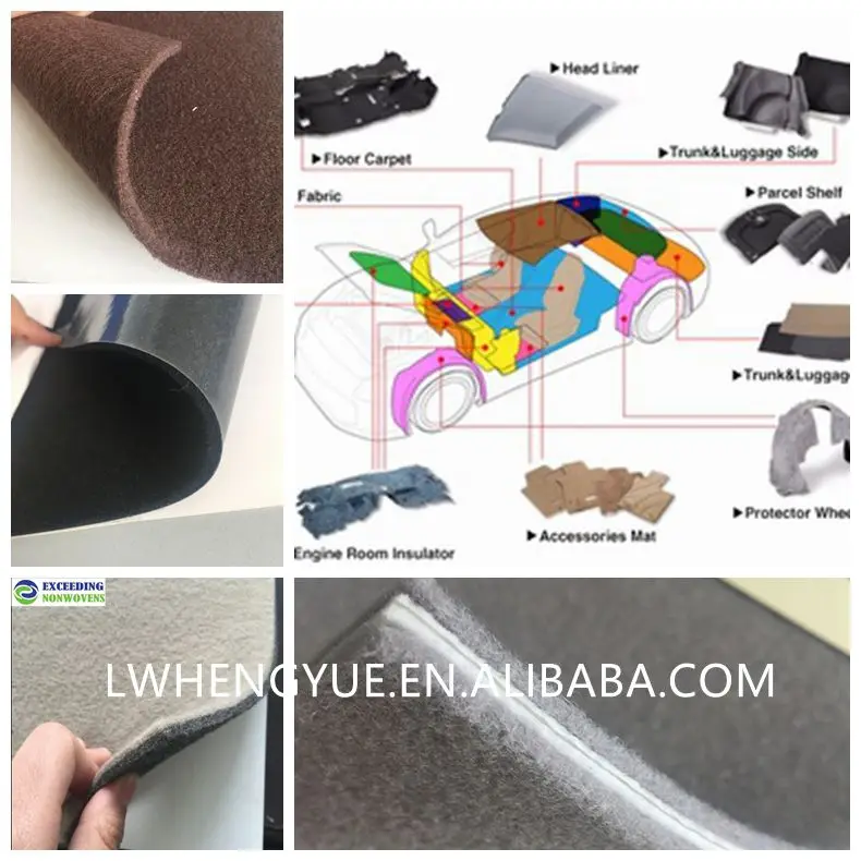 Polyester Felt Fabric for Car Roof Lining