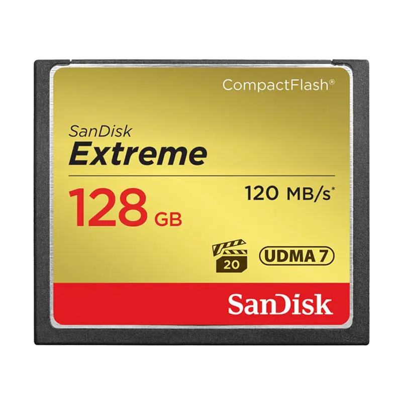 Original Sandisk Extreme Flash Memory Card 32gb 64gb 128gb 120mb/s Cf Card Flash Card Memory Carte Memoire For Camera