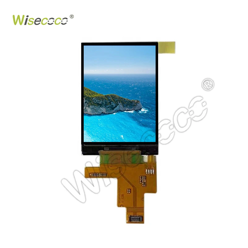 Wisecoco In Stock 1.9 Inch High Contrast 240*320 Mipi 16Pins 650cd/m2 Lcd Module Display Support Custom Touch For Medical Grade