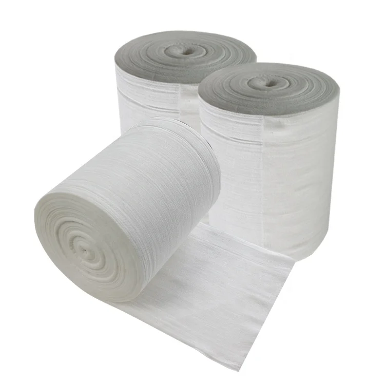 4 Ply Jumbo Medical Bleached Hydrophilic Absorb Cotton Gauze Roll