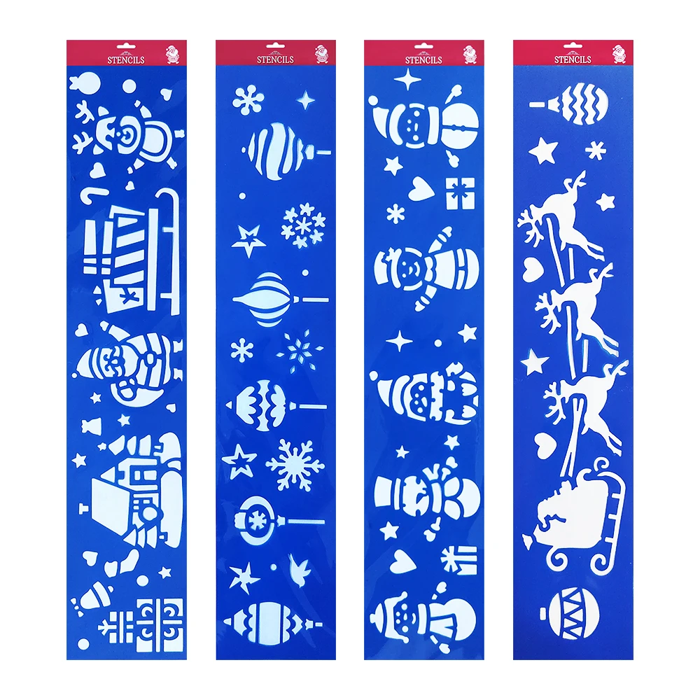Custom PVC Spray Stencil for Wall and Wood Doors Painting