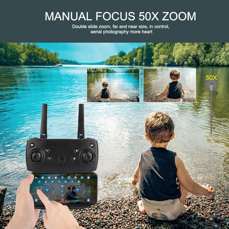 K98 Pro drone with 4K dual HD camera LED mini remote control drone aircraft remote control radio remote control aircraft