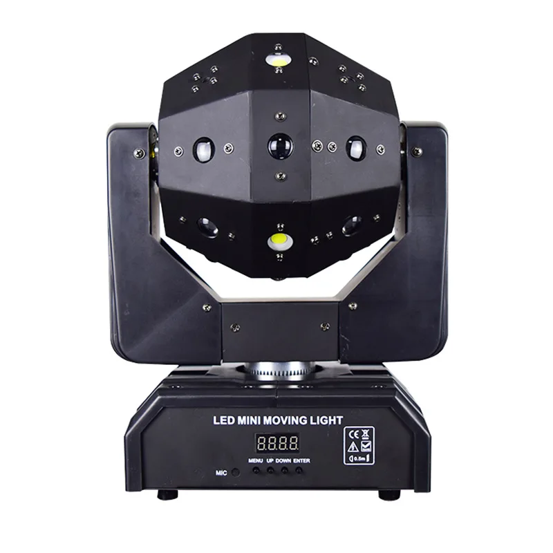 Disco Stage Effect DMX Controled LED Spotlight KTV Clubs LCD Display Rotating Stage Light Audio Video LED Laser Fog Light YS-05