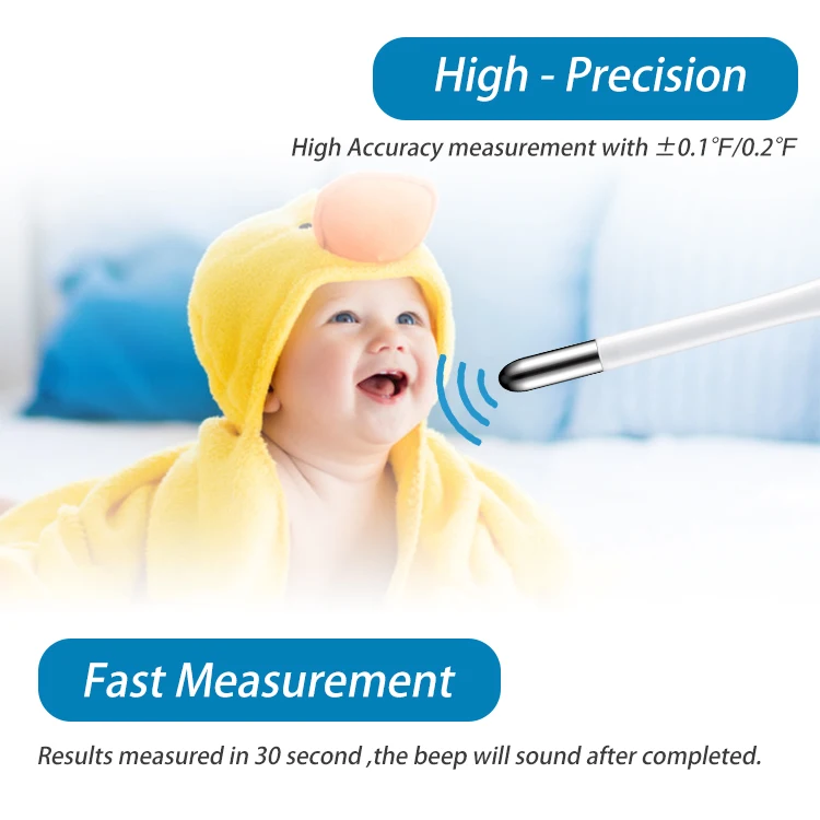 Wholesale price digital thermometer lcd electric Baby Child Waterproof Digital Thermometer