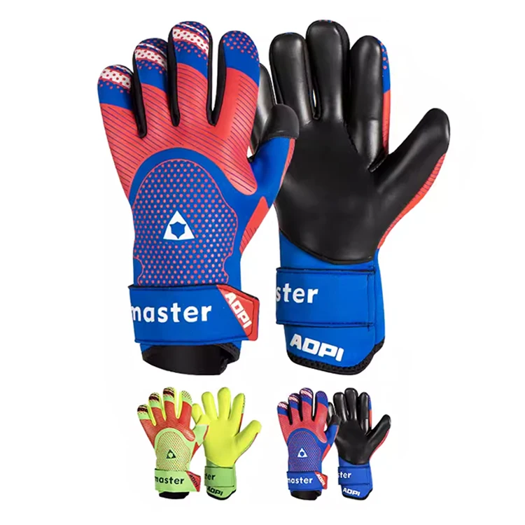Оптовая продажа дышащие профессиональные футбольные перчатки с логотипом на заказ тренировочные вратаря