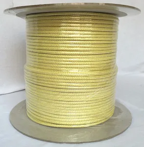 Manufacturer High Tenacity Fireproof Braided Kevlar Aramid Wire Rope Cord Thread