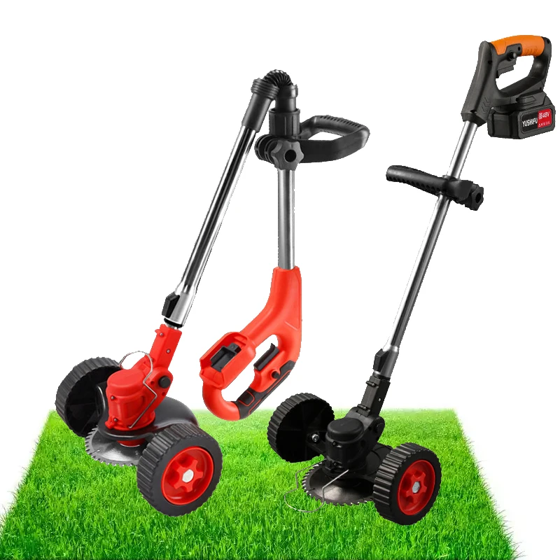 Home multifunctional handheld wireless Battery foldable lithium electric lawn mowers