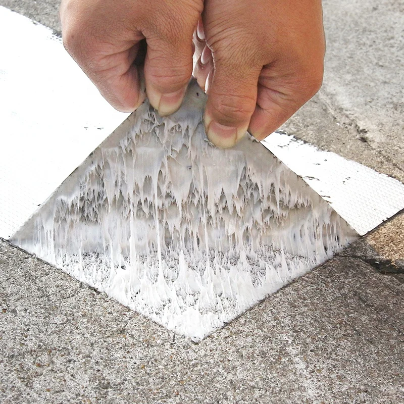 
Mileqi high quality aluminum foil butyl rubber mastic adhesive waterproof sealing sealant tape for roof leak and insulation 