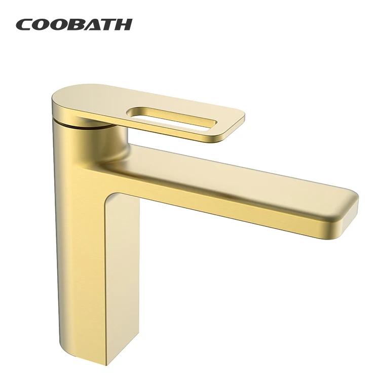 Factory Supplier Customizable Bathroom Copper Hot And Cold Mixer Single Handle Bathroom Basin Faucet Single Handle