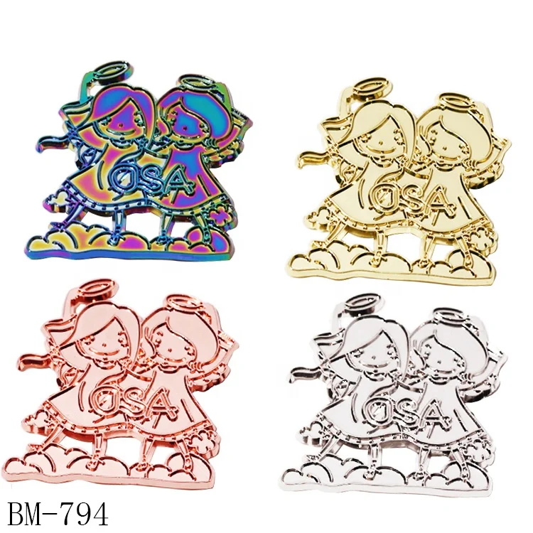 Изготовленные на заказ аксессуары для шляп металлические этикетки с логотипом Сумочка Оборудование несколько цветов гравированная металлическая табличка