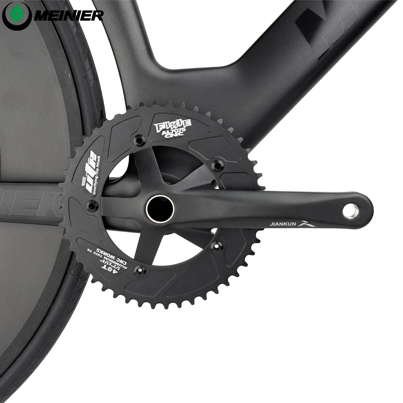Mountain Bike Crank Am Crank Fit Set for Road Bike CNC Hollow Crank Track Bike Accessories Single Speed Sprocket