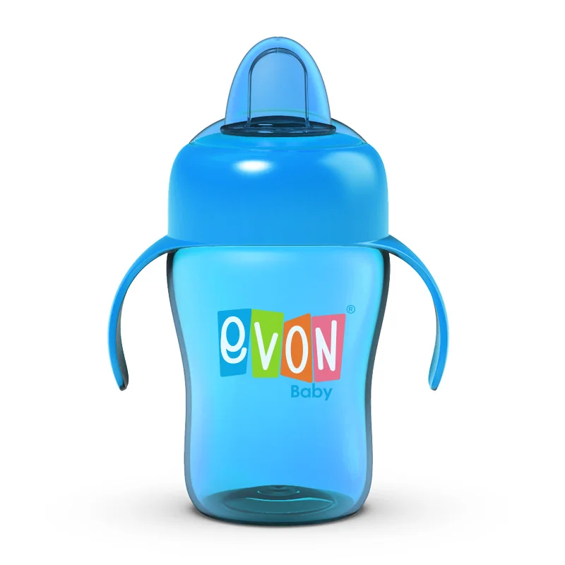 2024 New Arrival BPA Free Manufacturer Supply Wholesale Cheap Price Evon Brand Sippy Cups Spout Cup design for easy sip