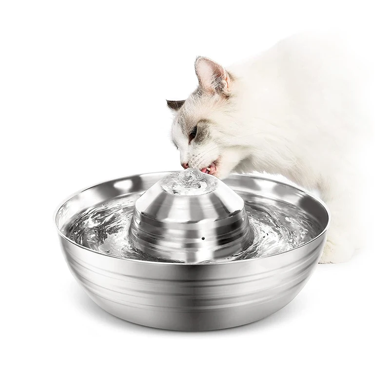 Автоматический водяной фонтан для собак, поворот на 360 градусов, бесшумный дозатор воды для кошек и собак, можно мыть в посудомоечной машине