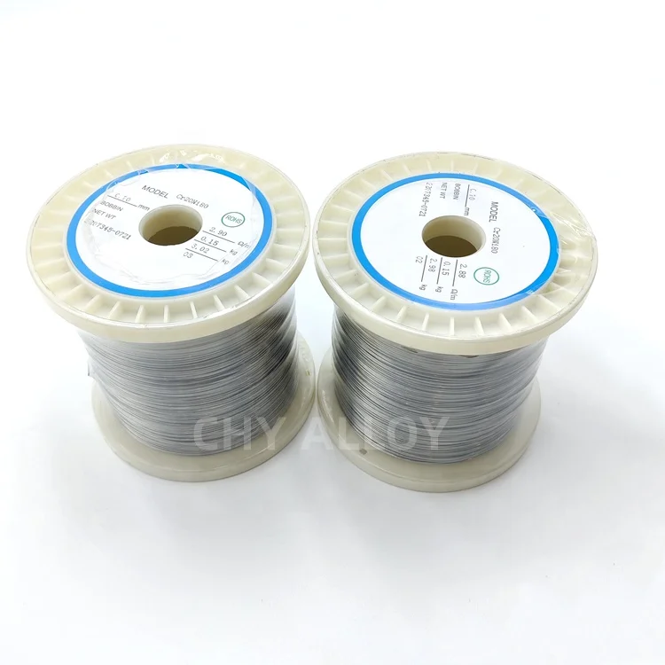 cr20ni80 nickel chrome resistance wire 0.8mm nichrome wire ni80cr20