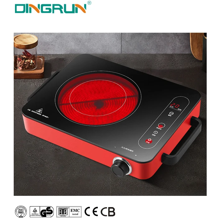 Factory Direct Sale Kitchen Home Appliances 1 Burner Ceramic Cooker Infrared Stove Induction Cooker