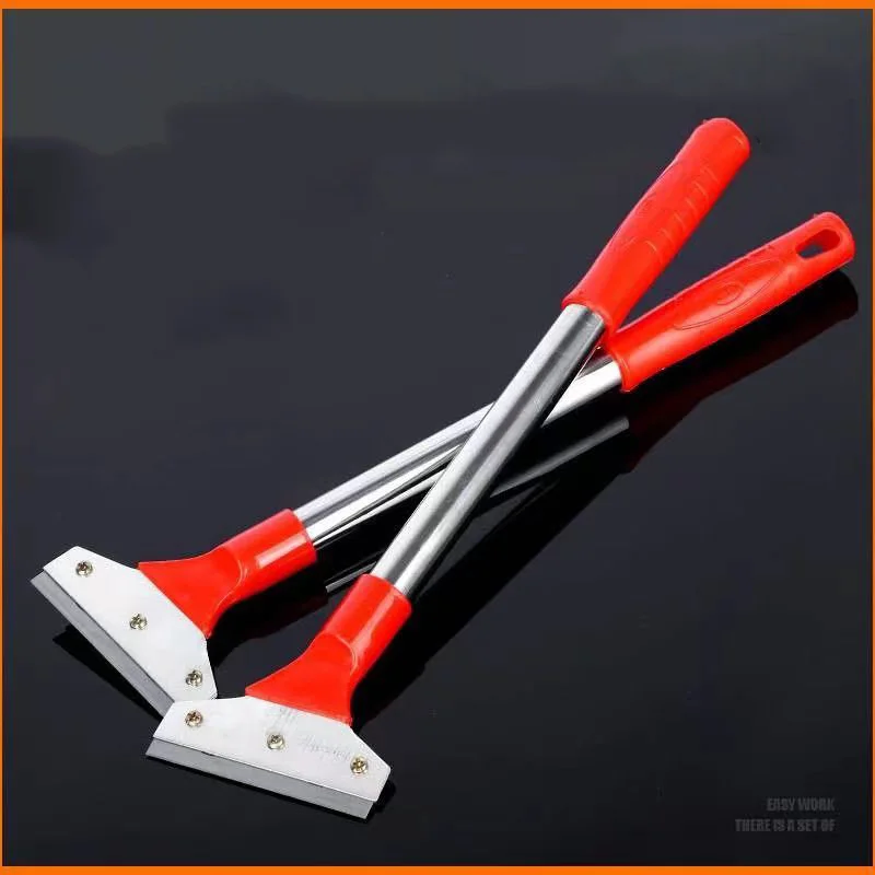 Metal Paint Remove Glue Scraper with Blade Rubber Handle Plastic Razor Cleaning Blade Scrapers Spades & Shovels