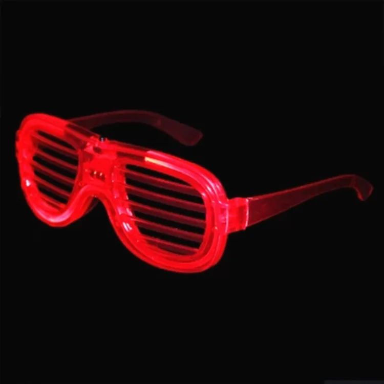 Promotion Colorful Led Light Up Glasses Shutter Shades Neon Glowing LED Glasses For Halloween Birthday Party