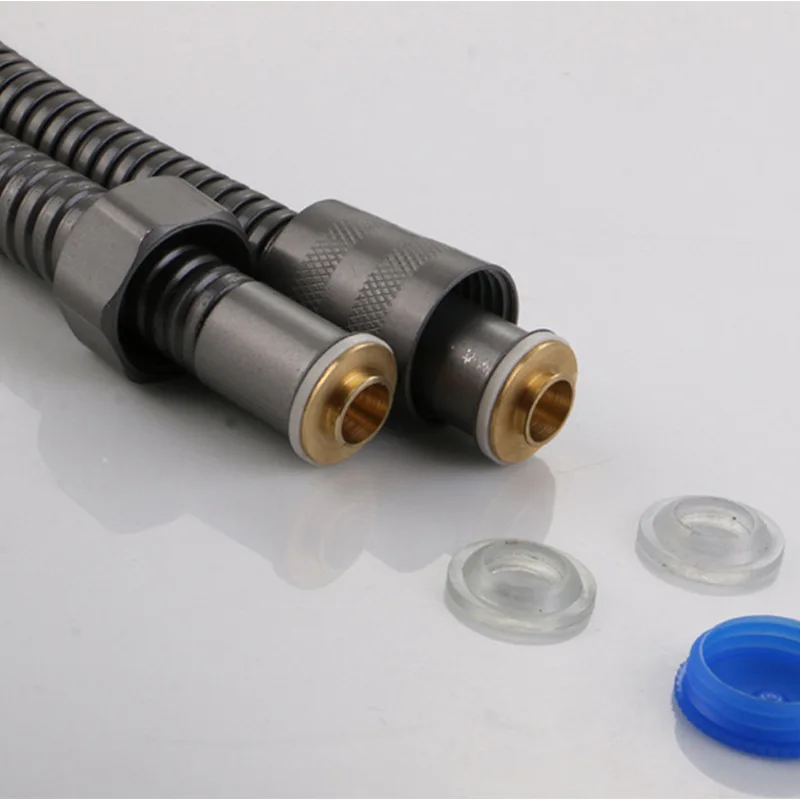 OEM ODM length material brass hose spray flexible pipe hose spiral shower hose