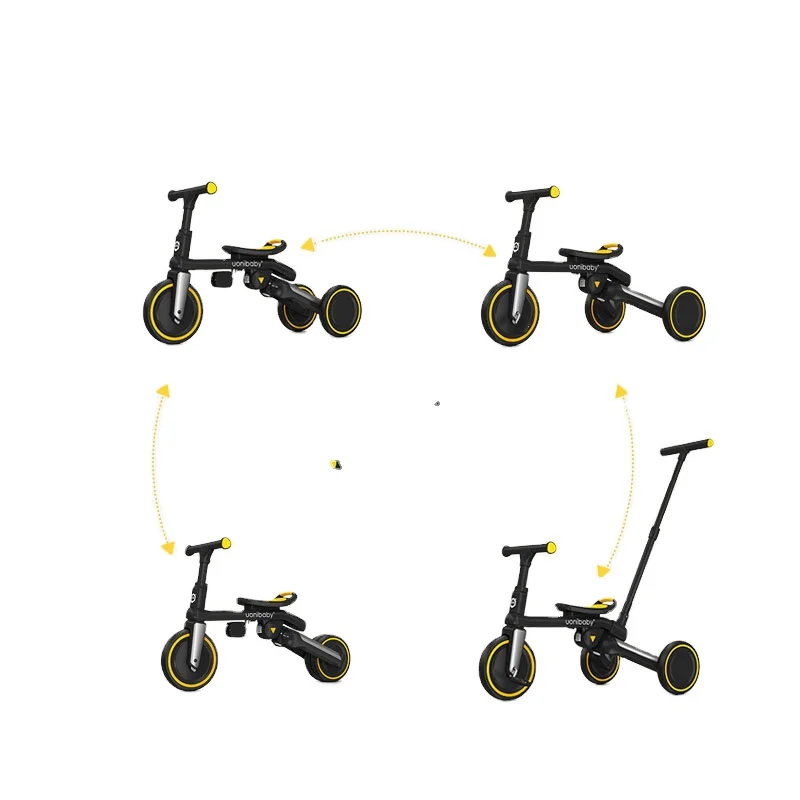 Top products 2022 baby walker 3 In 1 Tricycle Balance Bike Trike Uonibaby