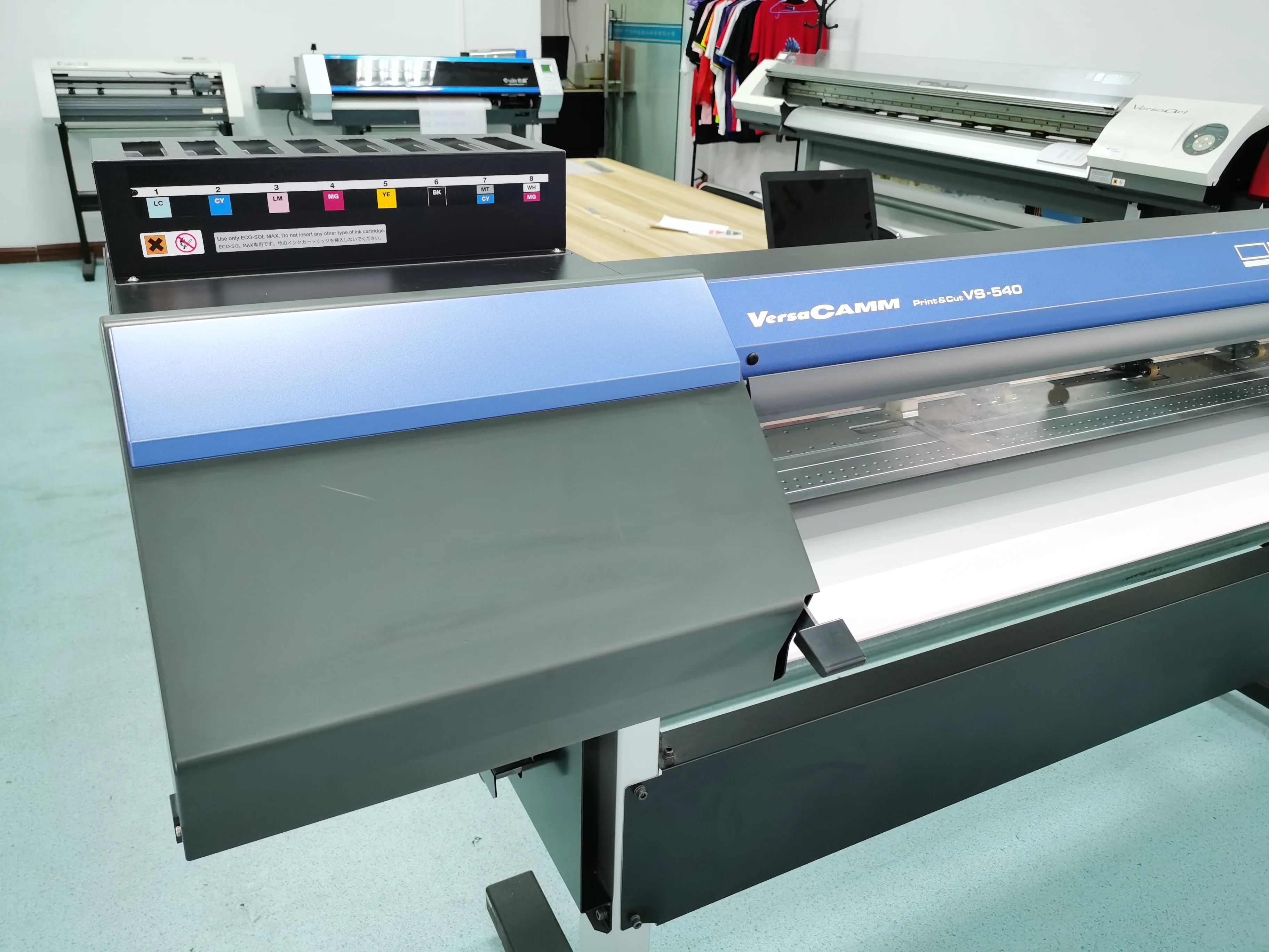 54 Inches Print Dimension Second Hand Roland Vs-540  Print &Cut Printer With Video Technical Support