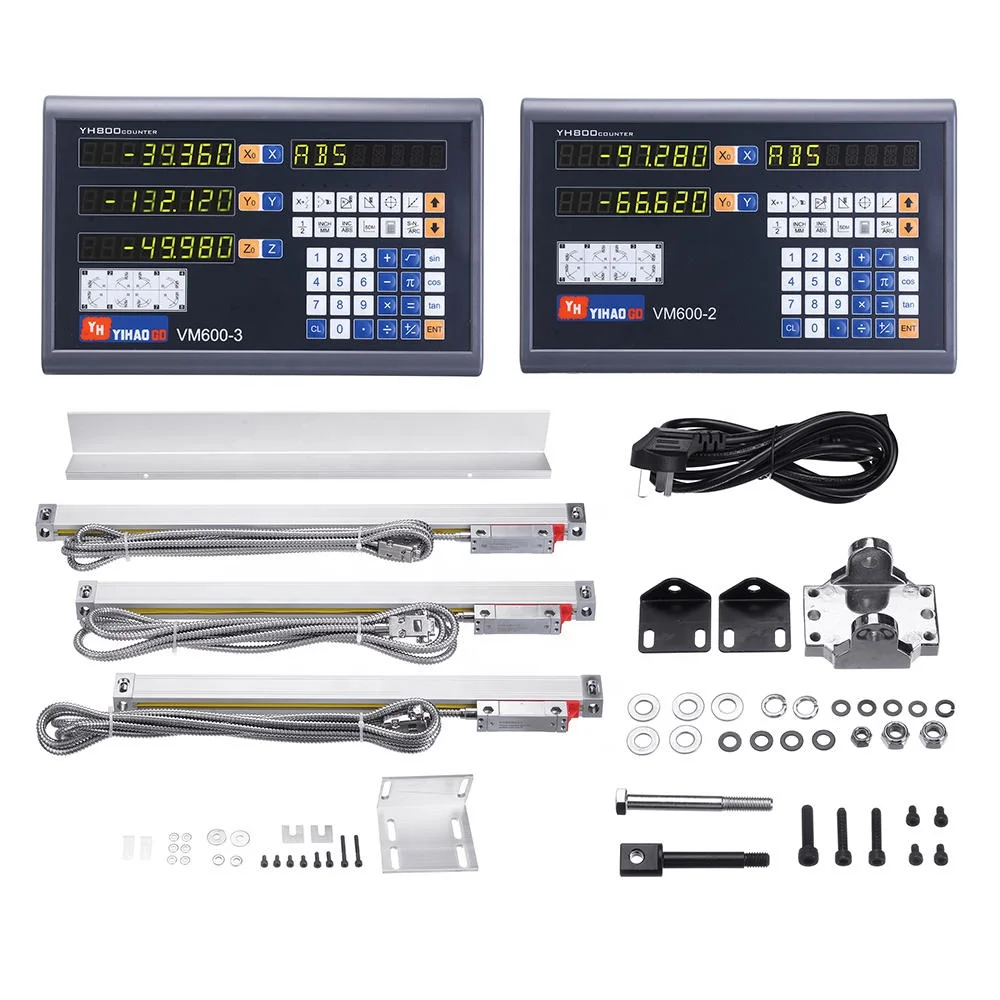 YIHAO 5um resolution linear scale encoder and digital readout DRO