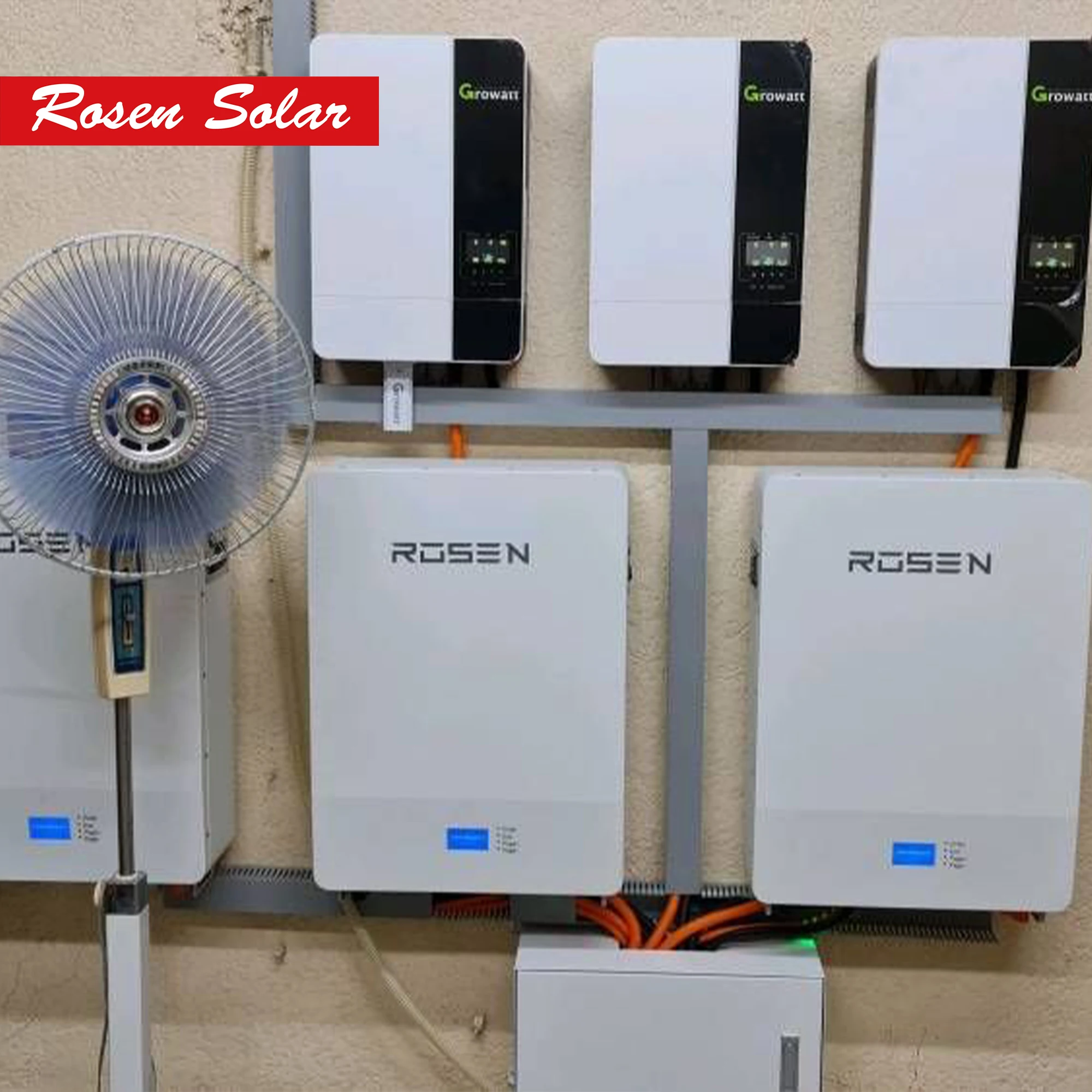 Литий-ионная батарея 10 кВтч Rosen Lifepo4 48 В 200 ач настенная солнечная