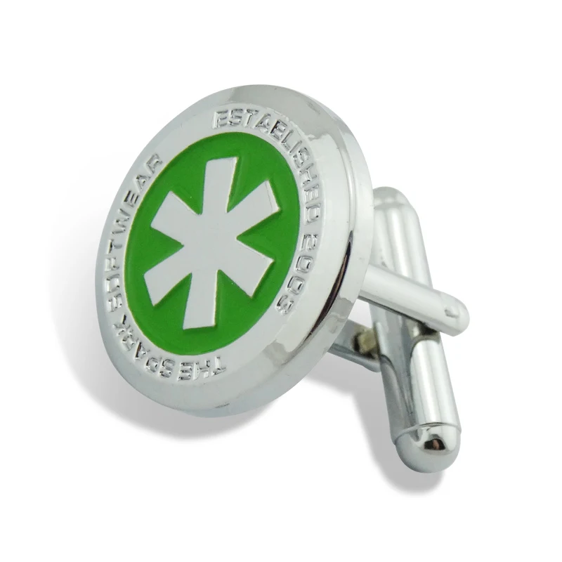 Factory Direct Custom Men Cufflinks And Tie Clips Alloy Metal Cuff links Men Cufflinks