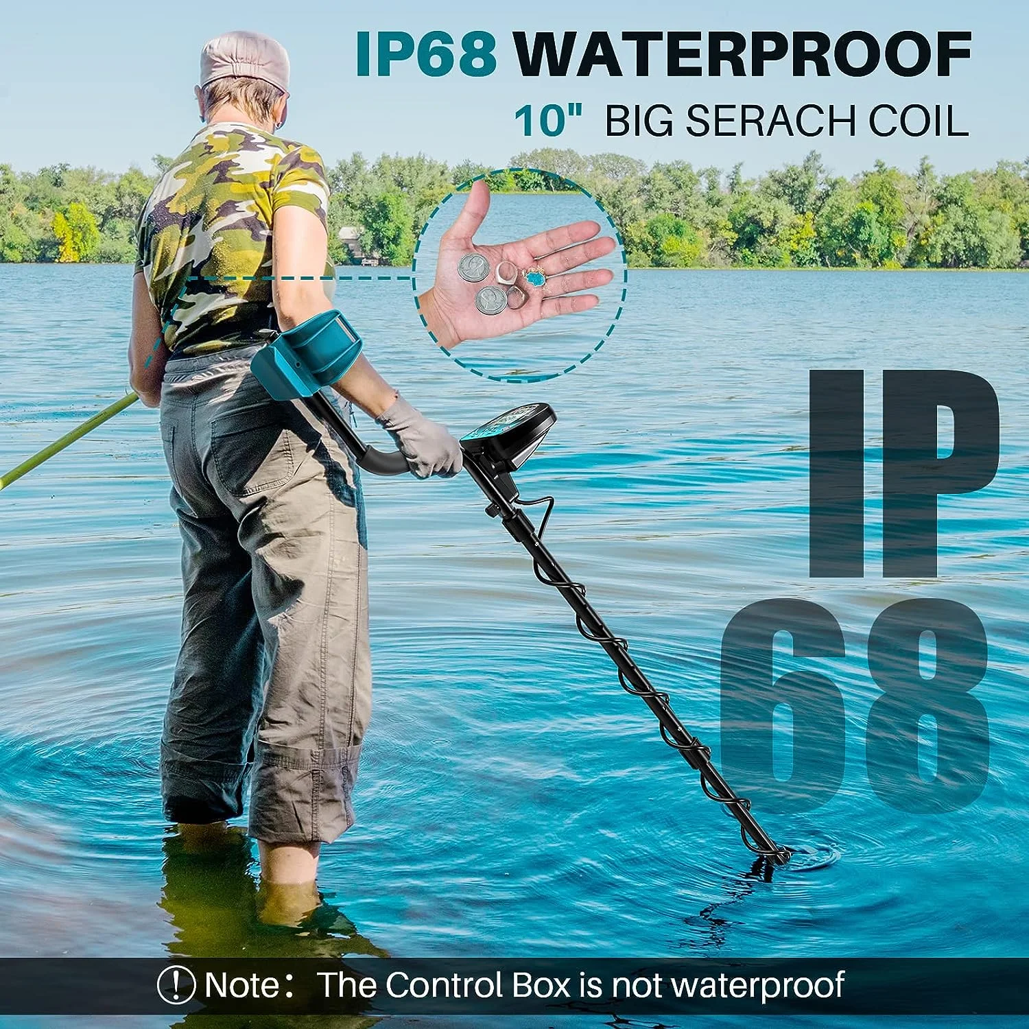 Best metal detector Tianxun TX-910 long range metal detector gold and silver treasure hunting detector