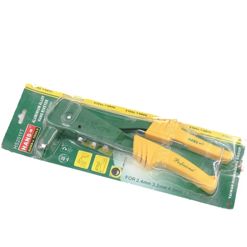 Hot sale HANS.w Industrial quality Aluminum alloy hand riveter, Rivet Gun, for 2.4mm, 3.2mm, 4.0mm and 4.8mm rivet