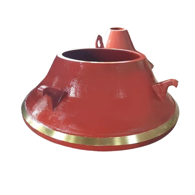 ZhiXin High Manganese Steel Concave Mantle Ore Mining Cone Crusher Spare Parts Symons Cone Crusher Socket Liner Concave Mantle