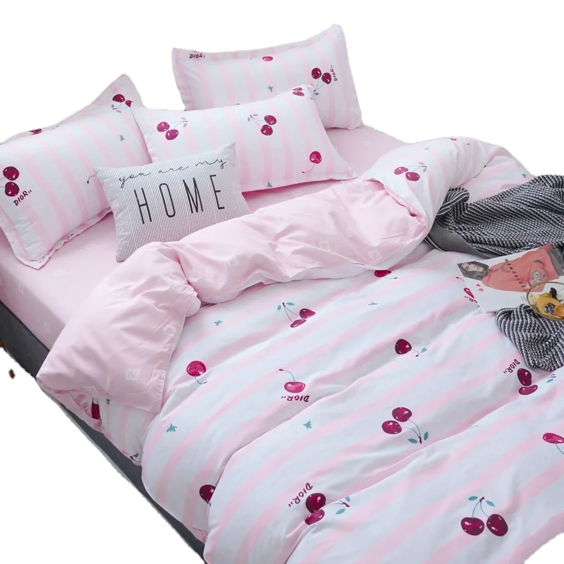 
guangzhou textile flannel 100 % poly fabric reactive printed comforter quilt cover , bed sheet set 