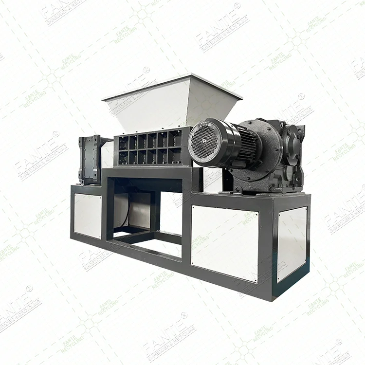 Recycling Heavy Duty Twin Shaft Shredder Machine for Metal Car Wheels Shredding Hot Cheap Price