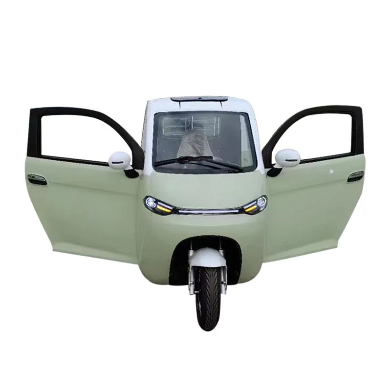 Three wheel electric tricycle mini electric vehicle scooter with cabin