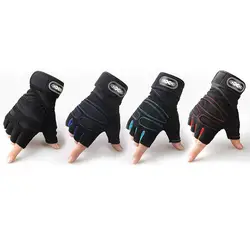 Женские спортивные перчатки с накидкой на половину пальца для тяжелой атлетики