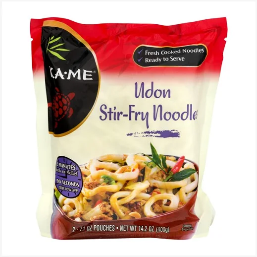 Factory Price Custom Printing Food Grade Delicious Pasta Packaging Best Selling Instant Noodle Bag Udon Noodle Packaging Bag