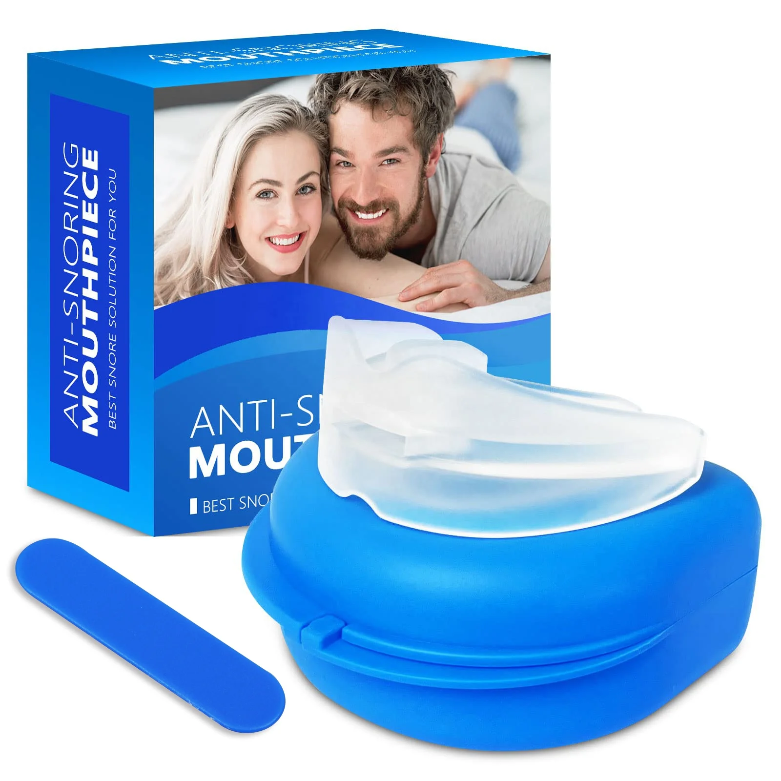 Customized Fit Moldable Mouldable Anti-snoring Stop Anti Snore Snoring Mouthguard Mouth Guard Piece Mouthpiece