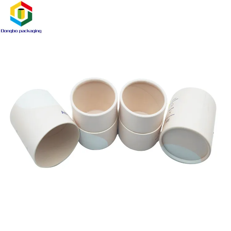 Поставщик под заказ, верхняя и нижняя Круглая Бумажная Коробка с железным покрытием, печатная бумажная трубка CMYK для упаковки пищевых продуктов