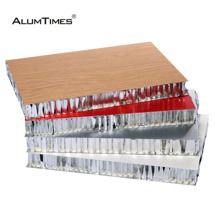 Outdoor Building Decoration High Impact Thermoplastic Light Weight High Strength Aluminum Honeycomb Sandwich Wall Panels