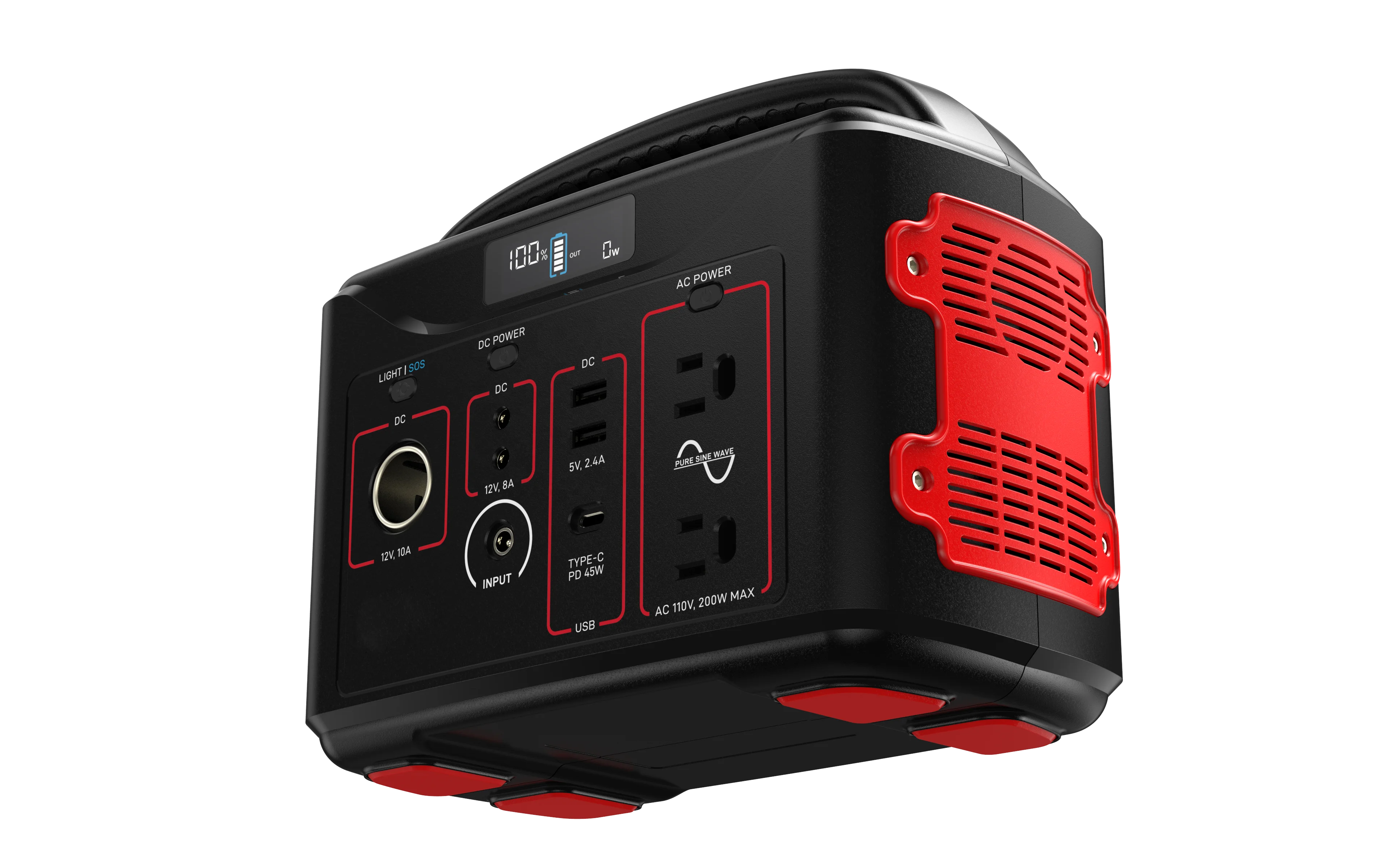 Outdoor Power Station 320wh Lifepo4 Cells Small Solar Energy Storage Portable Power Station for Camping Home Battery Backup