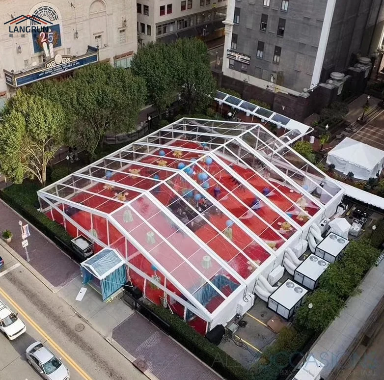 20x40 Waterproof Clear Roof Wedding Venue Marquee Tent Aluminum Frame Event Tents For Sale