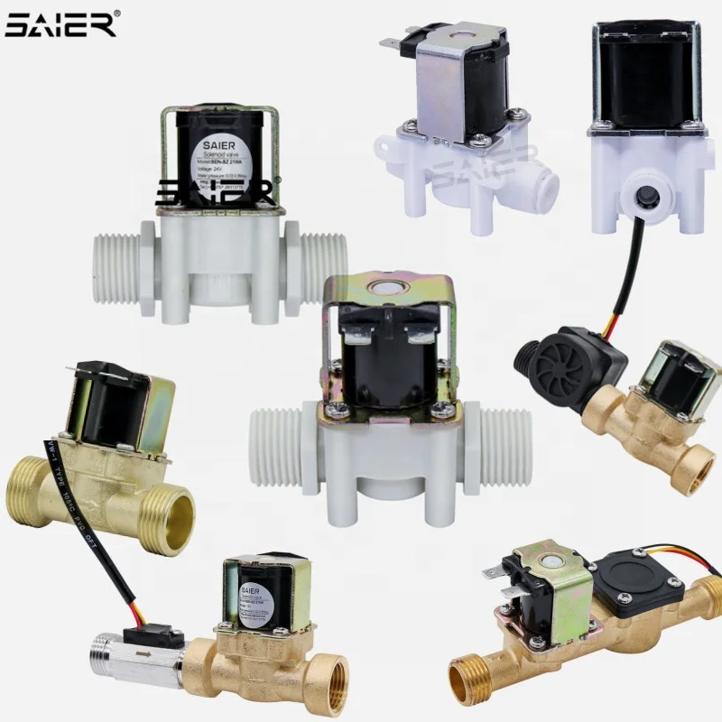Water Outlet Solenoid Valve Normally Open Water Solenoid Valve switch reed sensor  Plastic Switch Solenoid Valve