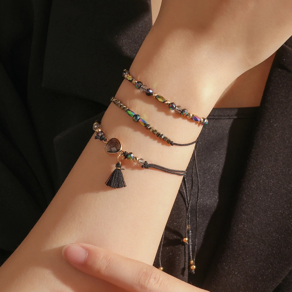 
Factory Hot Selling Woven Bracelet Shell Pearl Bracelet Star Bracelet Birthday Holiday Gift 