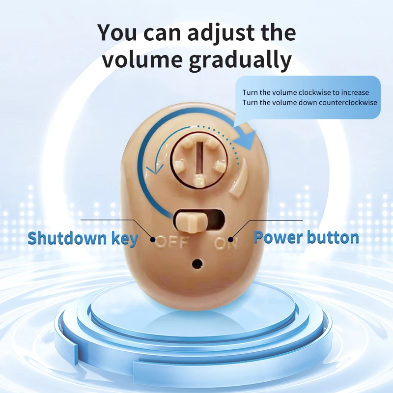 Wholesale Long Time Use ITE Invisible Hearing Aid For The Deaf